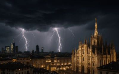 Allerta gialla a Milano: temporale e grandine in arrivo, ma il caldo non molla