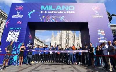Eurobasket 2022 Milano, inaugurata la Fan zone di piazza del Duomo