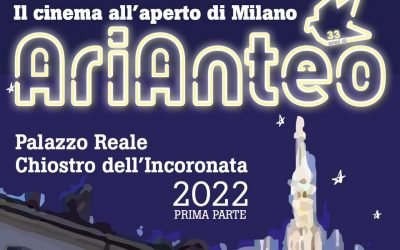 Cinema all’aperto a Milano, i film proiettati da AriAnteo 2022